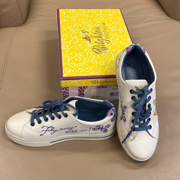 Brighton Shoes - Brighton FlyMe Butterfly Sneakers - Size 8.5